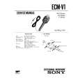 SONY ECMV1 Instrukcja Serwisowa