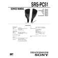 SONY SRSPC51 Instrukcja Serwisowa