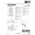 SONY RMP1 Instrukcja Serwisowa