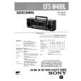 SONY CFSW400L Instrukcja Serwisowa