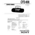 SONY CFD-808 Instrukcja Serwisowa
