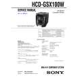 SONY HCD-GSX100W Instrukcja Serwisowa