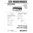 SONY CDXM8800 Instrukcja Serwisowa
