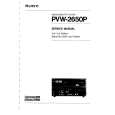 SONY PVW2650P VOLUME 1 Instrukcja Serwisowa