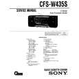 SONY CFS-W435S Instrukcja Serwisowa