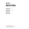 SONY BDKP-E1003 Instrukcja Serwisowa