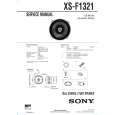 SONY XS-F1321 Instrukcja Obsługi