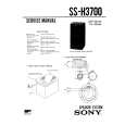SONY SSH3700 Instrukcja Serwisowa