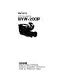 SONY BVW-200P VOLUME 2 Instrukcja Serwisowa