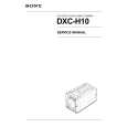 SONY DXC-H10 Instrukcja Serwisowa