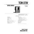 SONY TCM-373V Instrukcja Serwisowa