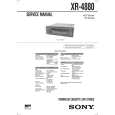 SONY XR4880 Instrukcja Serwisowa