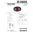 SONY XSV4642A Instrukcja Serwisowa