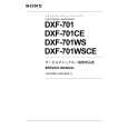 SONY DXF-701CE Instrukcja Serwisowa