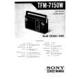 SONY TFM-7150W Instrukcja Serwisowa