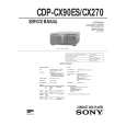 SONY CDP-CX270 Instrukcja Serwisowa