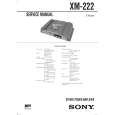SONY XM222 Instrukcja Serwisowa