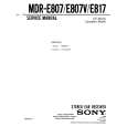 SONY MDR-E807V Instrukcja Serwisowa
