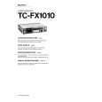 SONY TC-FX1010 Instrukcja Obsługi