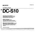 SONY DC-S10 Instrukcja Obsługi