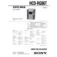 SONY HCD-RG66T Instrukcja Serwisowa