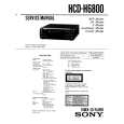 SONY HCD-H6800 Instrukcja Serwisowa