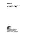 SONY HKPF-106 Instrukcja Serwisowa