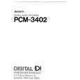 SONY PCM-3402 Instrukcja Serwisowa