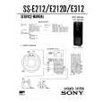 SONY SSE212D Instrukcja Serwisowa