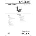SONY SPP98/99 Instrukcja Serwisowa