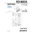 SONY PCVMXS10 Instrukcja Serwisowa