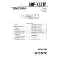 SONY SRP-X351P Instrukcja Serwisowa