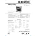 SONY HCDS3000 Instrukcja Serwisowa
