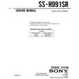 SONY SS-H991SR Instrukcja Serwisowa