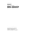 SONY BVS3200CP VOLUME 2 Instrukcja Serwisowa