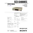 SONY SCD-XA9000ES Instrukcja Serwisowa