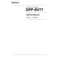 SONY DPPSV77 Instrukcja Serwisowa