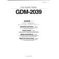 SONY GDM-2039 Instrukcja Obsługi