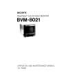SONY BVM8021 Instrukcja Serwisowa