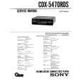 SONY CDX-5470RDS Instrukcja Serwisowa