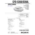 SONY CFD-S350 Instrukcja Serwisowa