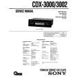 SONY CDX3000 Instrukcja Serwisowa