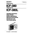 SONY ICF-380L Instrukcja Obsługi
