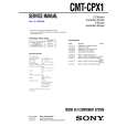SONY CMTCPX1 Instrukcja Serwisowa
