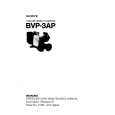 SONY BVP-3AP Instrukcja Serwisowa