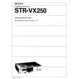 SONY STR-VX250 Instrukcja Obsługi