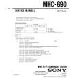 SONY MHC-690 Instrukcja Serwisowa
