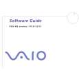 SONY PCV-RS102 VAIO Podręcznik Oprogramowania