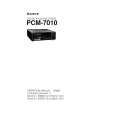SONY PCM7010 Instrukcja Obsługi