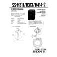 SONY SSH311 Instrukcja Serwisowa